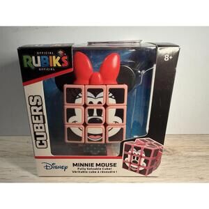 New in Box! Rubik's Cube Puzzle Minnie Mouse Brainteaser Official Cubers